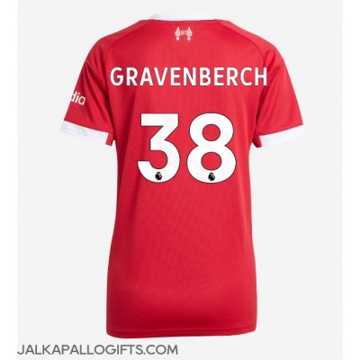 Liverpool Ryan Gravenberch #38 Kotipaita Naiset 2025-26 Lyhythihainen Liverpool Ryan Gravenberch #38 Kotipaita Naiset 2025-26 Lyhythihainen